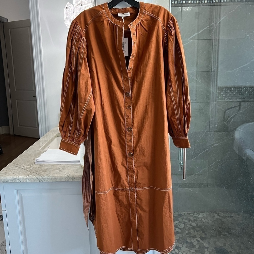 ULLA JOHNSON Maia Belted Dress - Picture 4 of 11